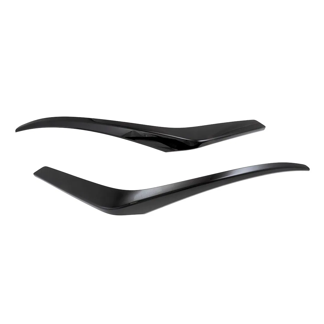 GI207BLK – COAST2COAST Grille Insert, Overlay Bar Style 2 Piece Painted Gloss Black ABS Plastic - view 2